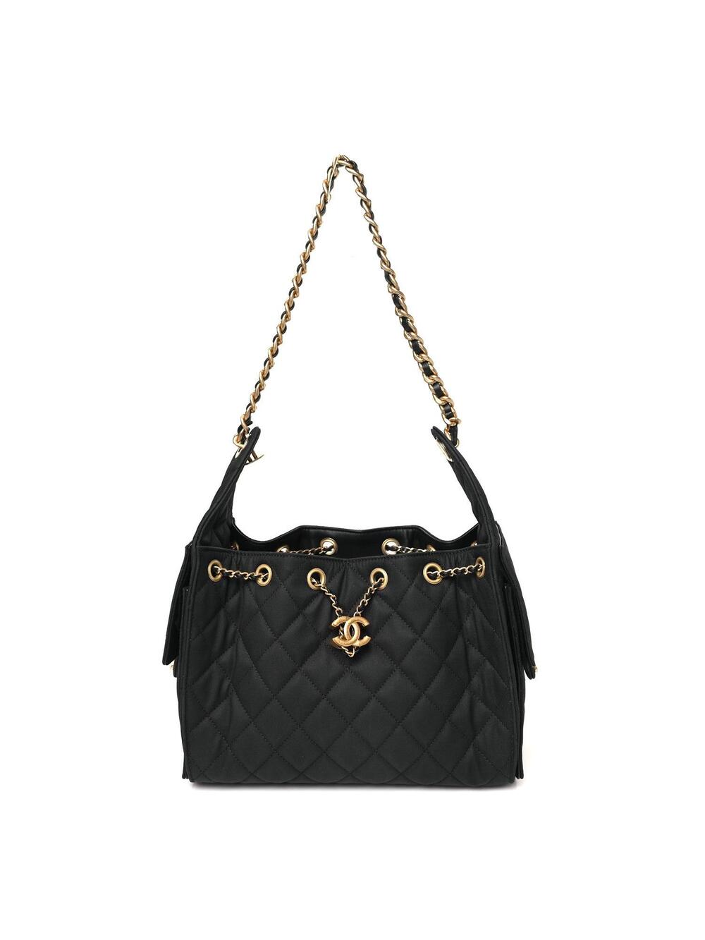 Canvas Quilted Small Chanel 25 Handbag #352816C65B